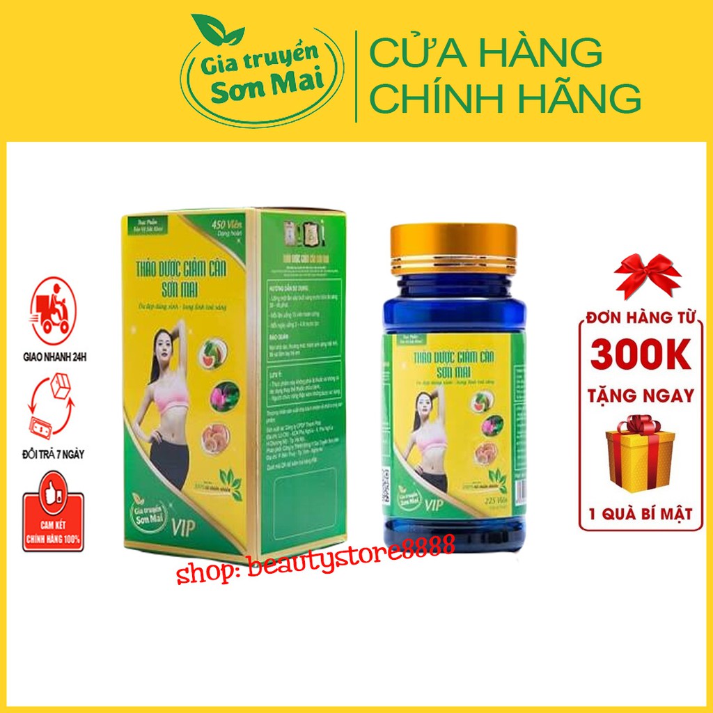 Thảo Mộc Giảm Cân Sơn Mai Chính Hãng Giảm Cân Nhanh An Toàn Không Phải Thuốc Giảm Cân