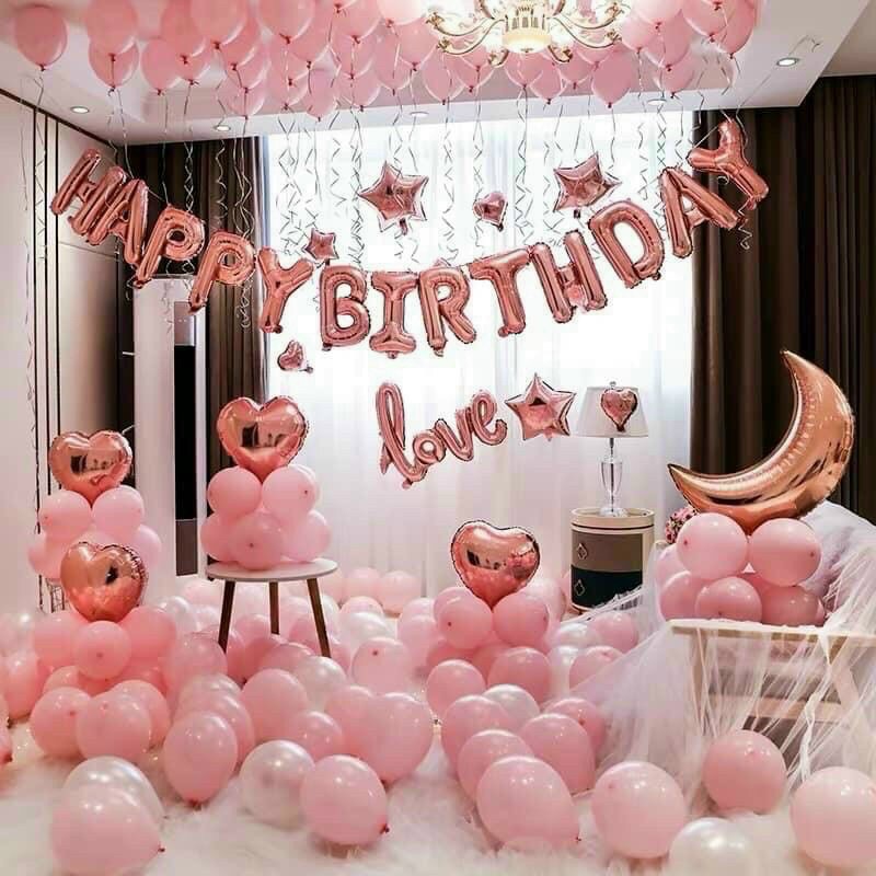 Bong Bóng Trang Trí Tiệc Sinh Nhật( Chọn Màu Ngẫu Nhiên)