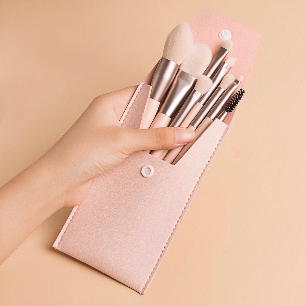 Set 8 Cọ đánh phấn phủ  trang điểm chuyên nghiệp TTA220