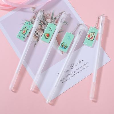 Bút tag chuột vàng kèm quả cầu BT29 bút cute bút dễ thương quả bơ chữ nhật