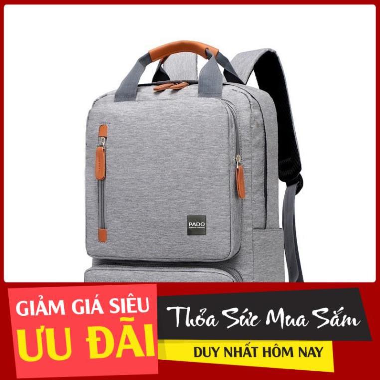Balo nam thời trang Pado P462D đi học đi làm, đựng vừa laptop 15.6 Xịn xò cho khách iu
