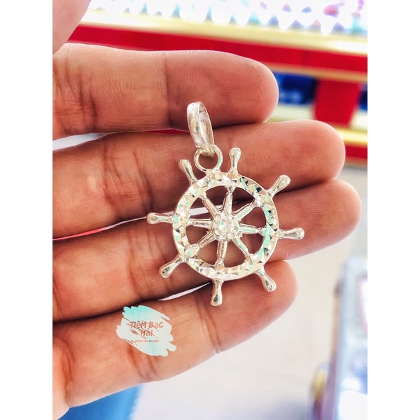 MẶT DÂY CHUYỀN BẠC BÁNH LÁI TÀU CHO CÁC BÉ