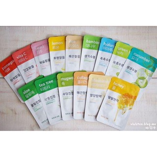 10 Mặt Nạ Siêu Tinh Chất Aritaum Fresh Power Essence Mask coconut và seaweed