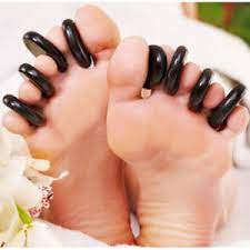 Đá nóng viên bé massage mặt, đá kẹp chân