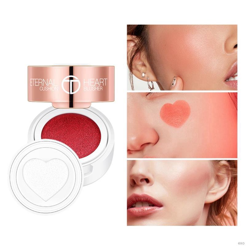 [Hàng mới về] Hộp cushion má hồng dạng kem hình dạng trái tim xinh xắn thương hiệu O.TWO.O | BigBuy360 - bigbuy360.vn