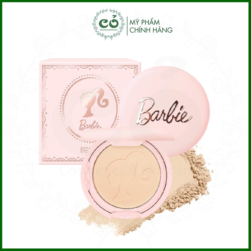 Phấn Phủ Dạng Nén Siêu Min Eglips x Barbie Blur Powder Pact 9g