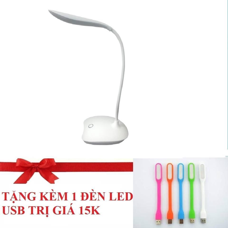 Đèn led MN để bàn cảm ứng 3 chế độ sáng i pháp chống cận thị học đường + tặng kèm 1 đè