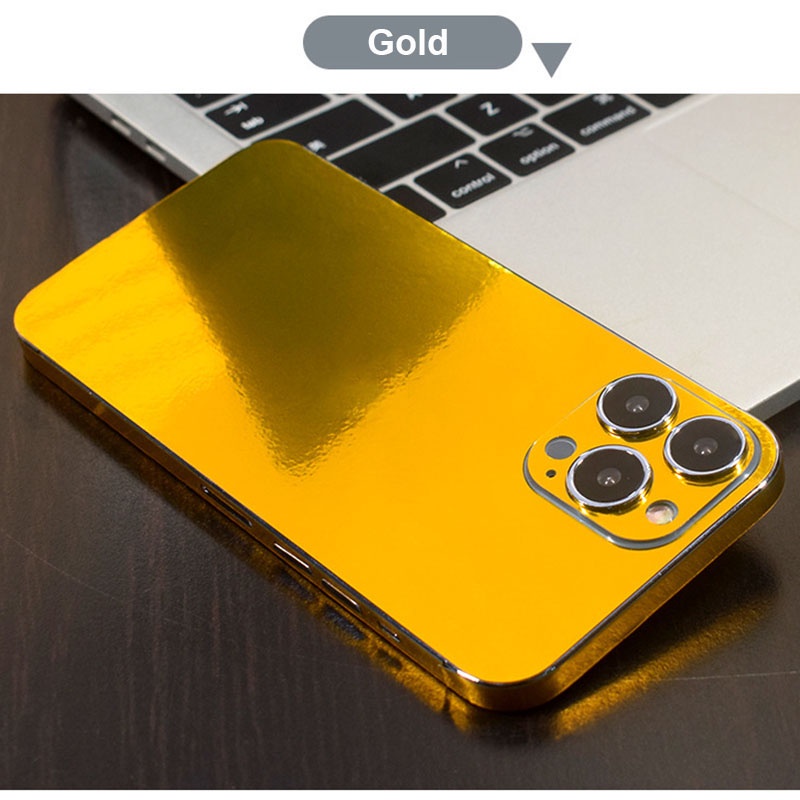 Miếng Dán Bảo Vệ Mặt Sau Điện Thoại Bằng pvc Mạ Bóng Cho iphone 14 13 pro max