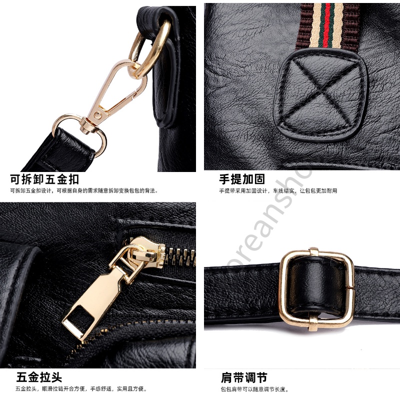 túi tote đeo chéo Túi Xách Da Đeo Vai Phong Cách Cổ Điển-67