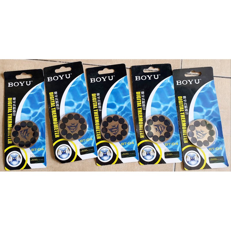 NHIỆT KẾ DÁN BOYU - BT04 CHO HỒ CÁ, BỂ CÁ