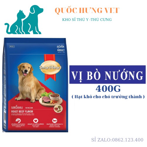 Thức ăn cho chó vị bò nướng 400g Adult Roast