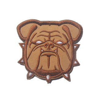 Sticker Ủi Thêu Hình Chó Bull