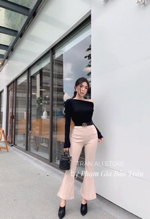 Áo thun lệch vai