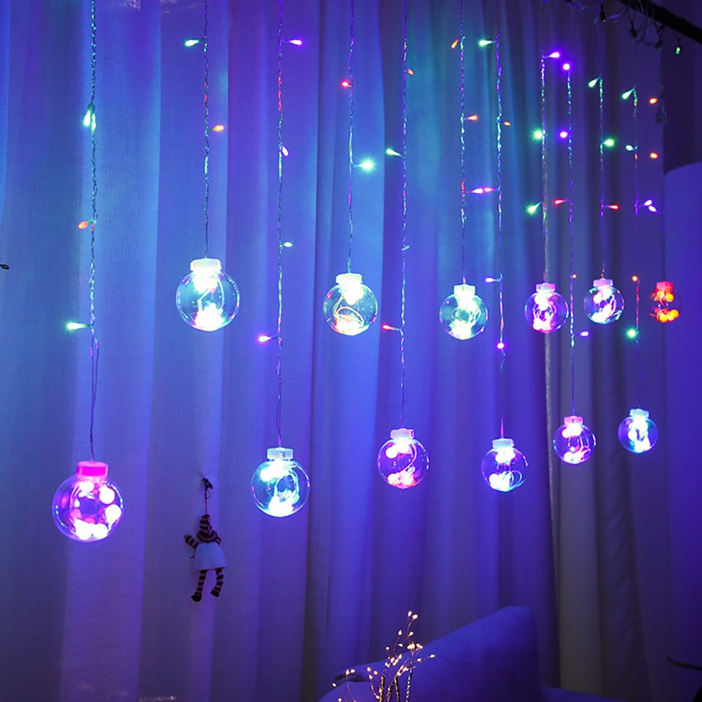 Rèm đèn Led quả cầu nhiều Led bên trong