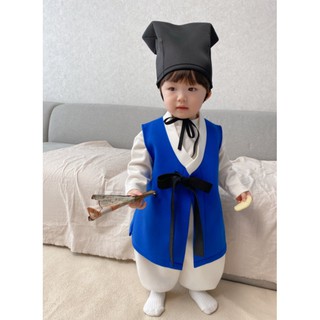 SET ÁO HANBOK  SIÊU ĐÁNG YÊU CHO BÉ TRAI CHƠI TẾT STYLE HÀN QUỐC