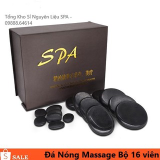 Đá Nóng Massage Spa Hộp 16 Viên