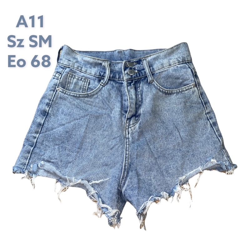 Quần jeans đùi nữ 2hand L1