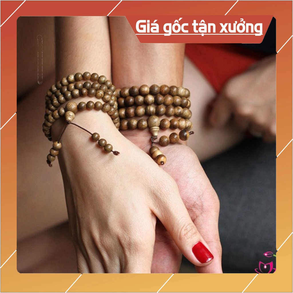 Vòng Tay Trầm Hương Chuỗi Tràng Hạt 108 Trầm Cao Cấp 100% tự nhiên mùi thơm dịu nhẹ | BigBuy360 - bigbuy360.vn
