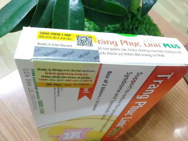 (CHÍNH HÃNG) Tràng Phục Linh Plus _ Hỗ trợ giảm viêm đại tràng_ Mua 6 tặng 1 bằng hình thức nhắn tin tích