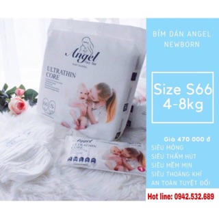 [ TOÀN QUỐC ] [ RẺ VÔ ĐỊCH ] Tã bỉm Angel đủ size số cân nặng; Bỉm dán S66, M60, L56, XL52, Bỉm quần M, L, XL, XXL