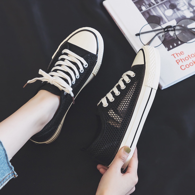 Giày thể thao nữ ulzzang lưới thoáng khí mùa hè vải cao cấp hot 2023 Top Shoes Size 36-40 (026)