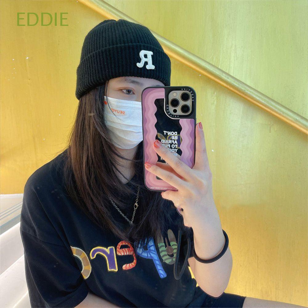 Mũ len dệt kim màu trơn phong cách Hàn Quốc thoải mái thời trang thu đông cho nữ