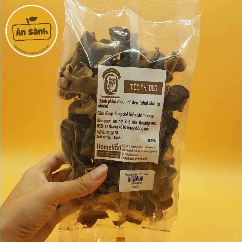 Nấm mộc nhĩ đen 150g