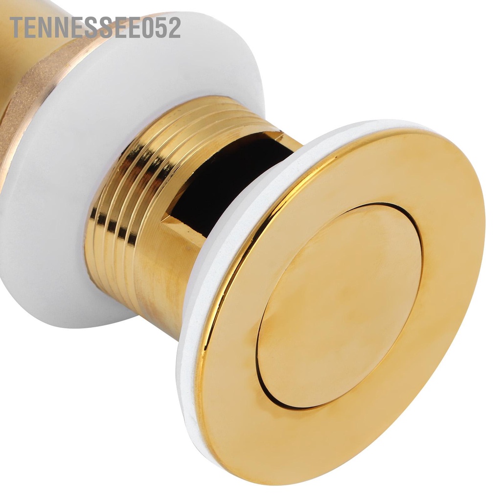Tennessee052 Chậu rửa Thoát nước Chống tắc nghẽn Hệ thống thoát Phòng tắm Phụ kiện Nút chặn Vàng Không tràn