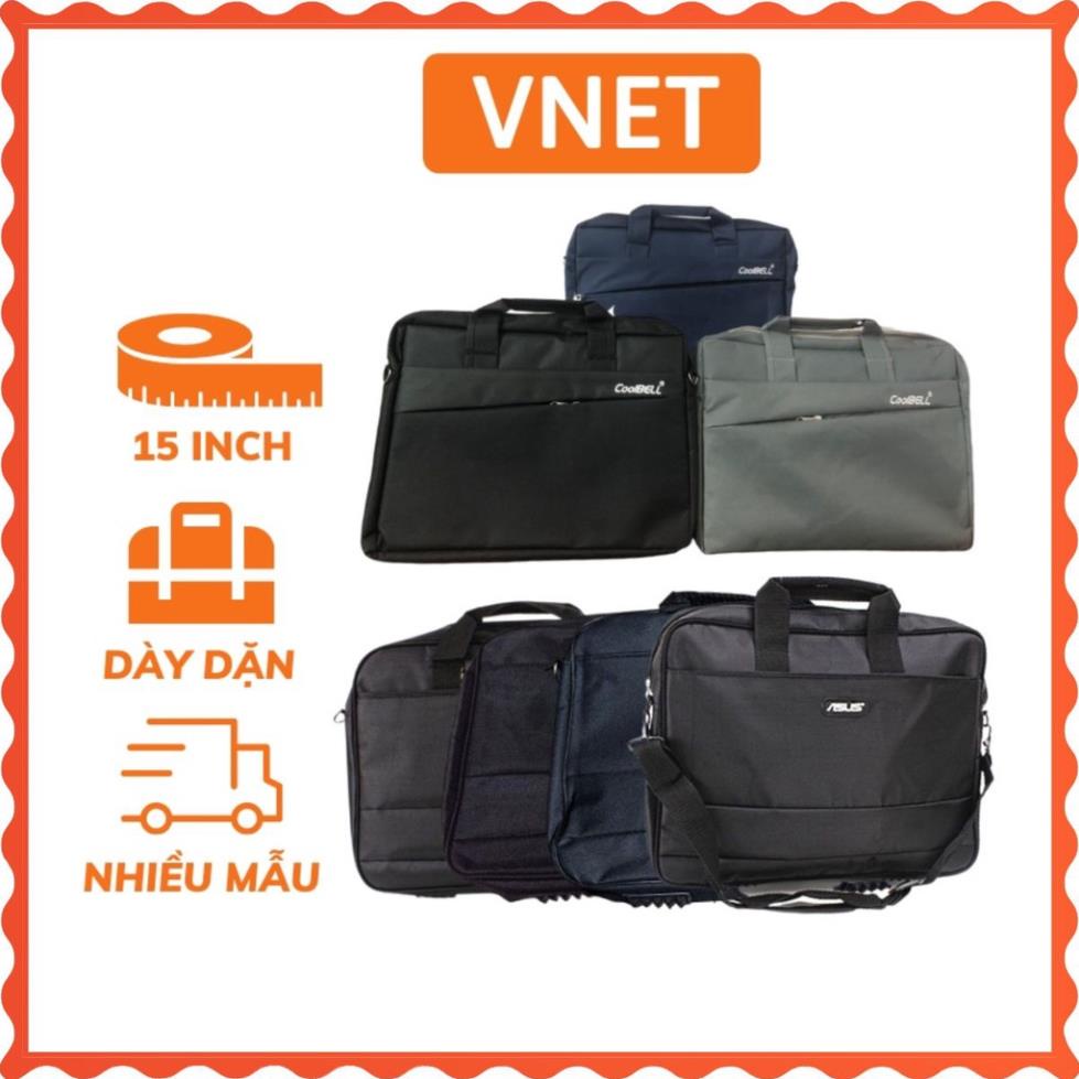 [Bán Chạy] Cặp laptop 15.6 inch / Túi đựng laptop collBell chắc, đẹp, vải dù cao cấp mới 100% VNET-CTLT  - SPANA