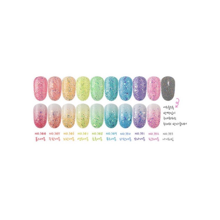 ♻️Chính hãng♻️ 🔰Bộ sản phẩm sơn gel nhũ neon Candy collection summer 2021 IF NEON (9 màu , 1 flash)