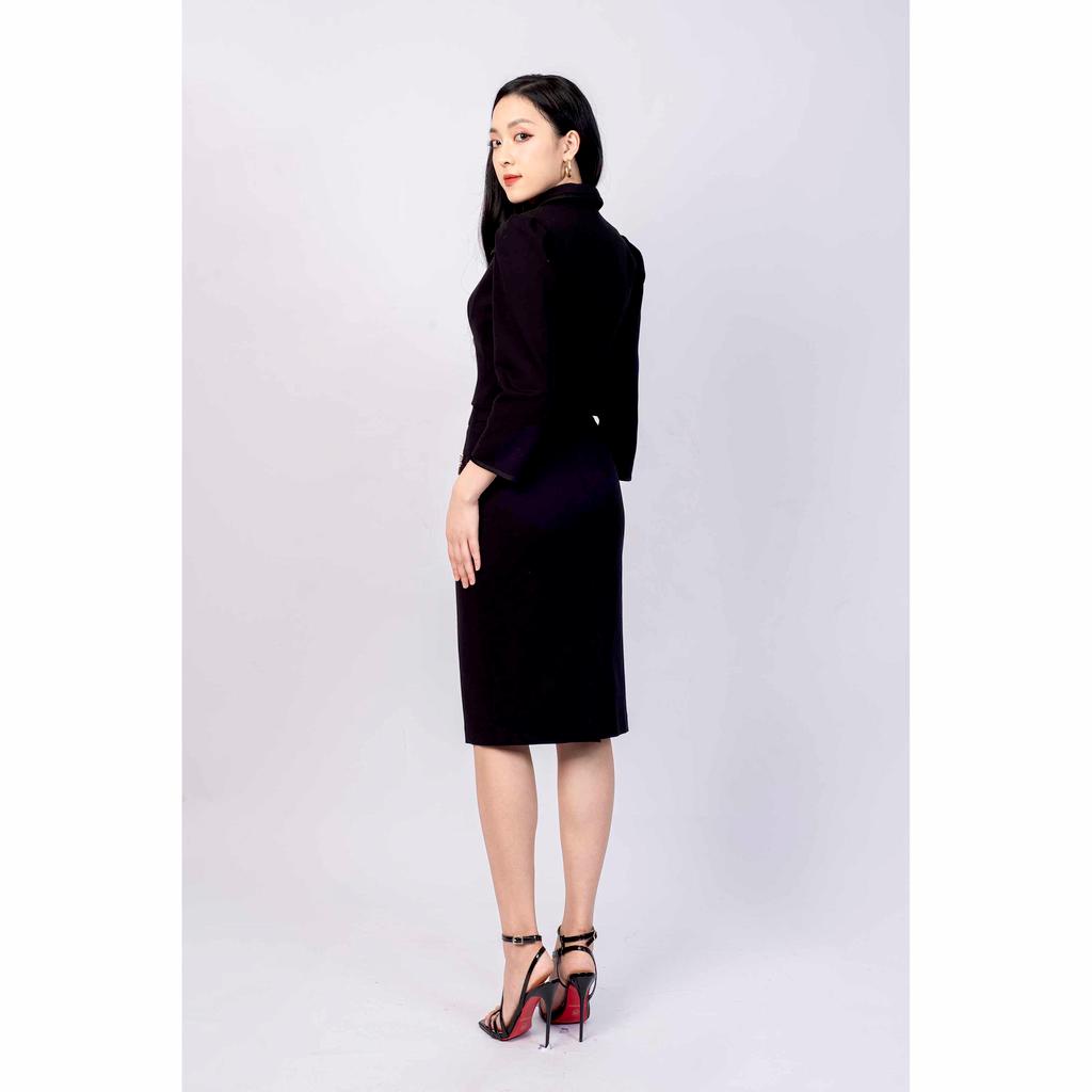 Chân váy ôm, may khóa hai bên hông MMOutfit M-JU080621081