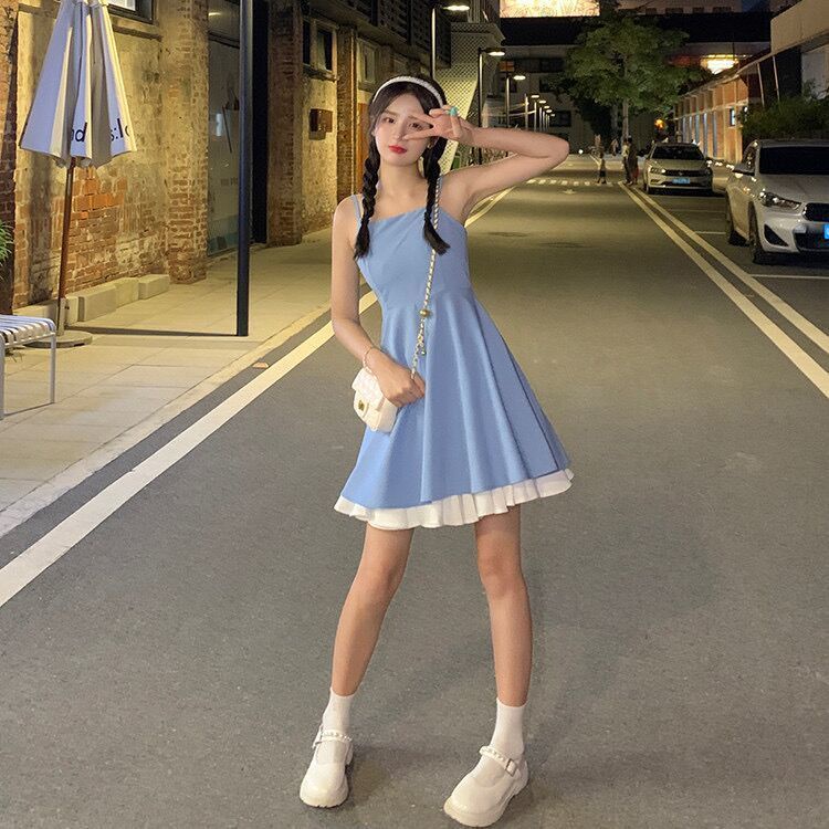 Set Áo Sơ Mi Và Chân Váy Thiết Kế Xinh Xắn Nữ Tính