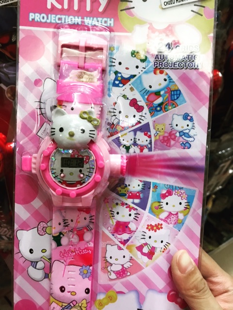 Đồng hồ đeo tay mèo kitty, đoremon chiếu hình | BigBuy360 - bigbuy360.vn