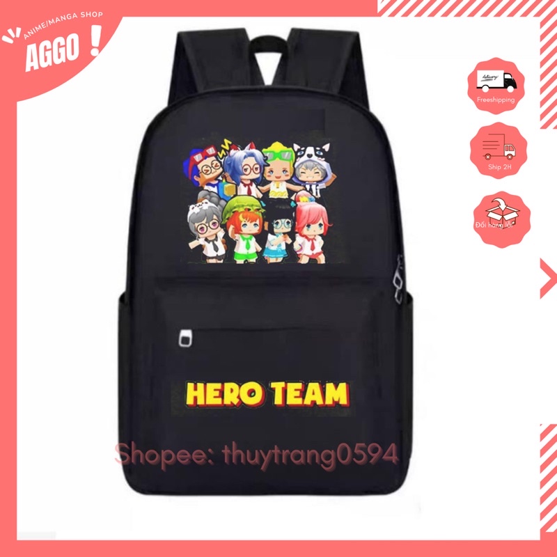 Balo Đi Học Hero Team Cho Bé Cực HOT
