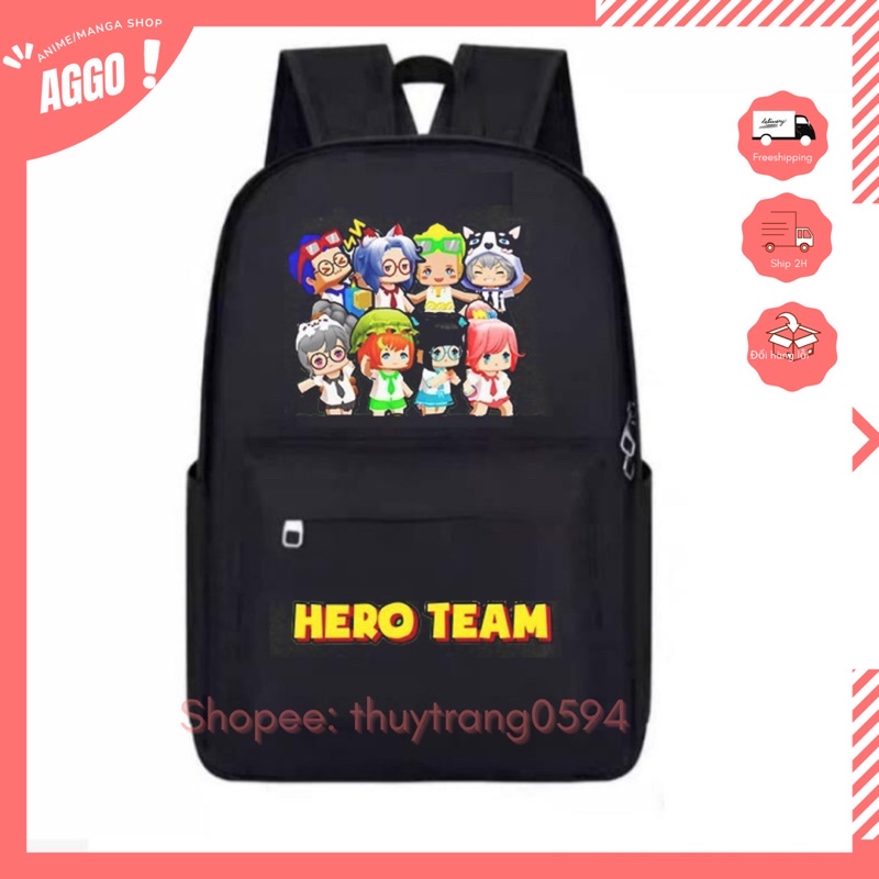 [ NHIỀU MẪU ] Balo Đi Học Hero Team Cho Bé Cực HOT