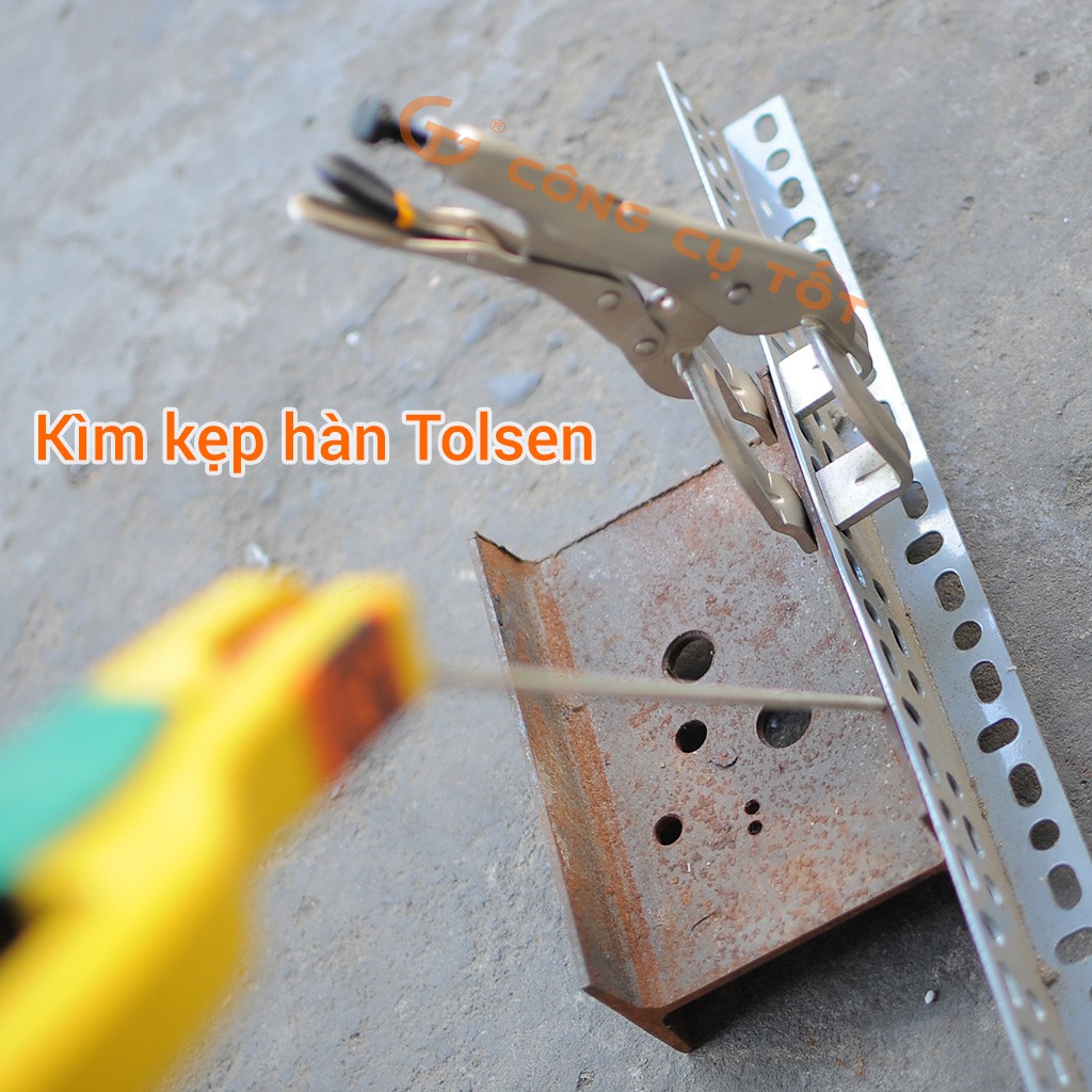 Kìm kẹp thợ hàn, kềm kẹp thợ hàn 230mm Tolsen 10057