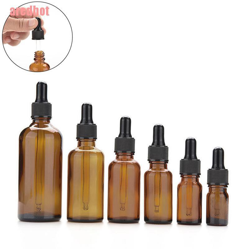 Chai Thủy Tinh Màu Hổ Phách Đựng Dung Dịch Nhỏ Mắt 5ml - 100ml