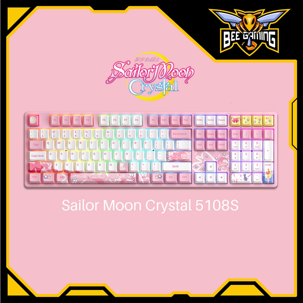 Bàn phím cơ AKKO 5108S Sailor Moon Crystal ( RGB / Foam tiêu âm / AKKO CS Jelly Switch )