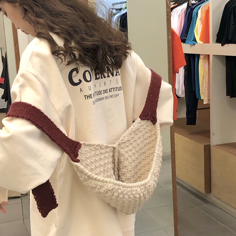 Mũ Len Dệt Kim Thủ Công Bảo Vệ Tai Kiểu Nhật Bản Thời Trang Thu Đông Cho Nữ