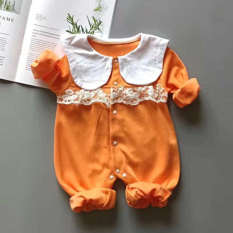 Bộ áo liền quần dễ thương cho bé sơ sinh