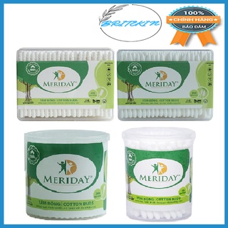 Tăm Bông Người Lớn Meriday - Bông Bạch Tuyết