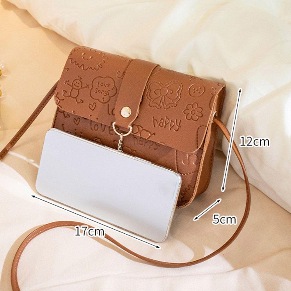 BEAUTY Túi Xách Đeo Vai Kiểu Vuông Nhỏ Thời Trang Nữ Sành Điệu