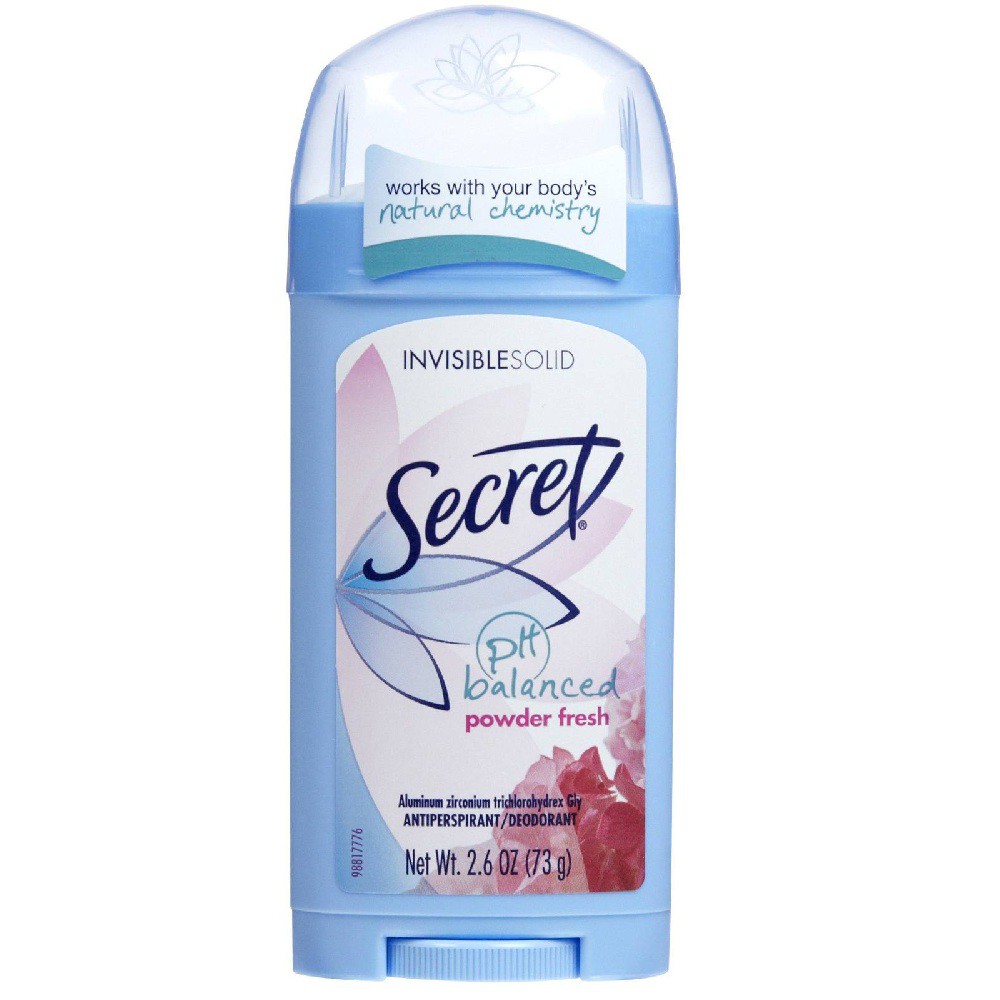 Lăn khử mùi dạng sáp cho Nữ Secret PH Balanved Power Fresh 73g của Mỹ