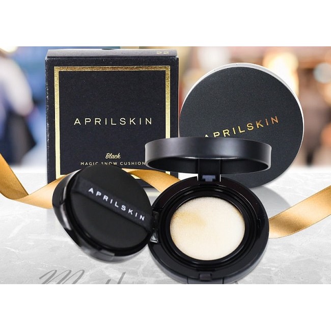 Phấn nước April Skin Black Magic Snow Cushion