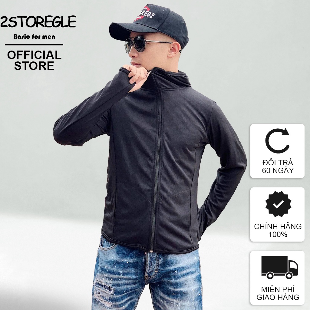 Áo Khoác Chống Nắng 2STOREGLE Dáng Vừa Chất Mịn Chống Tia Cực Tím Phong Cách Trẻ Trung