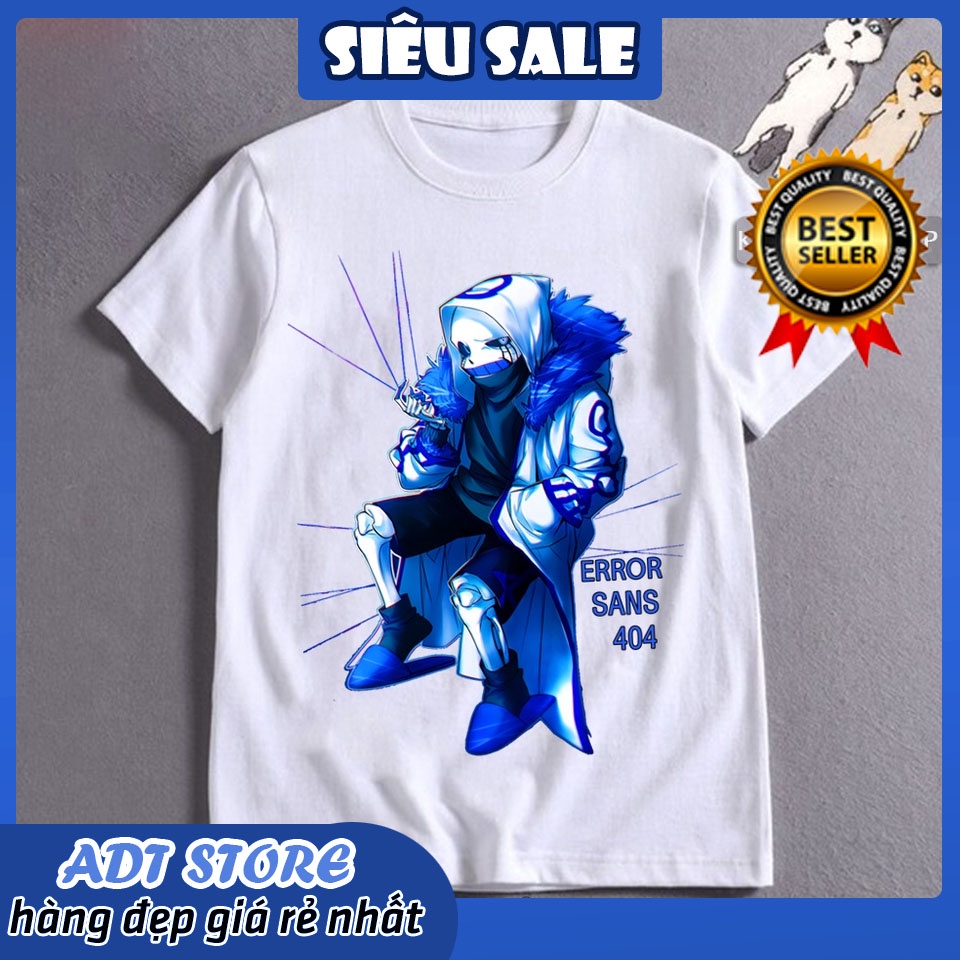 Áo Thun Trẻ Em In Hình Eror 404 Sans Fell Sans mạnh ngầu đẹp giá siêu rẻ