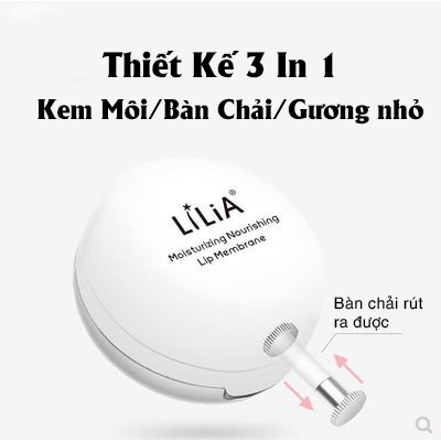 [MỚI VỀ] Lilia Kem dưỡng môi cấp ẩm giảm thâm môi loại bỏ da chết 10g