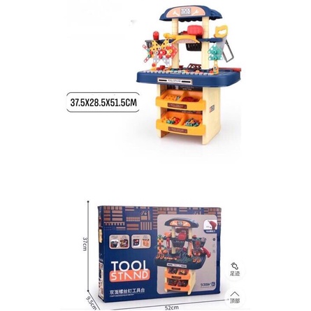 Bộ đồ chơi cao cấp Bé Làm Kĩ Sư, lắp ráp kỹ thuật, có khoan điện - Đồ chơi giáo dục trẻ em