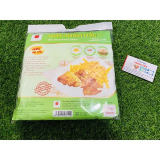GIẤY THẤM DẦU [20 TỜ ] DÙNG ĐỂ THÂM DẦU GÀ RÁN THỨC ĂN DẦU MỠ