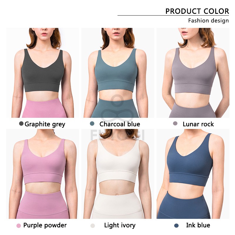Vest Fitness Sports Underwear Fashion Bra Shockproof Close Back Yoga Underwear Female | BigBuy360 - bigbuy360.vn
